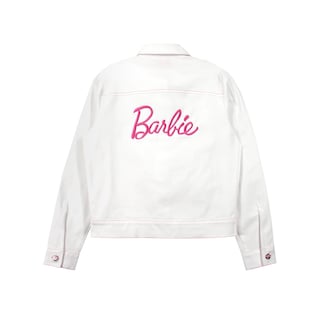 Foto 3 | Chamarra Estampada Con La Silueta De Barbie Y Botones Metalicos Para Niña