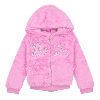 Foto 1 | Chamarra de Peluche con Bordado Barbie para Niña
