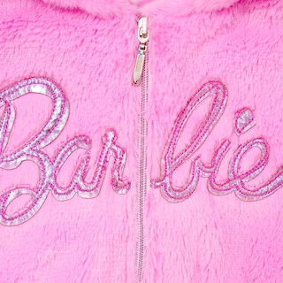 Foto 3 | Chamarra de Peluche con Bordado Barbie para Niña