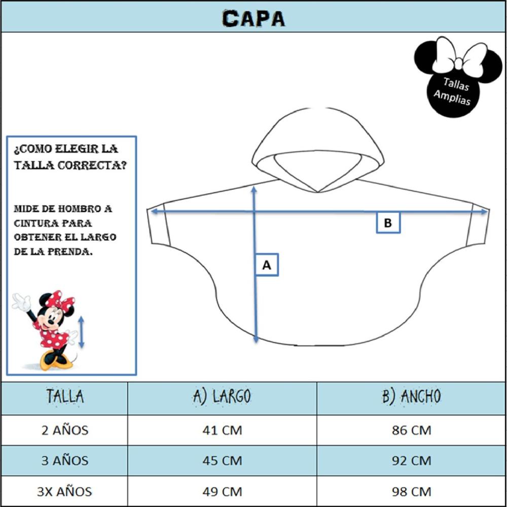 Foto 5 | Capa Con Bordado Minnie Rojo