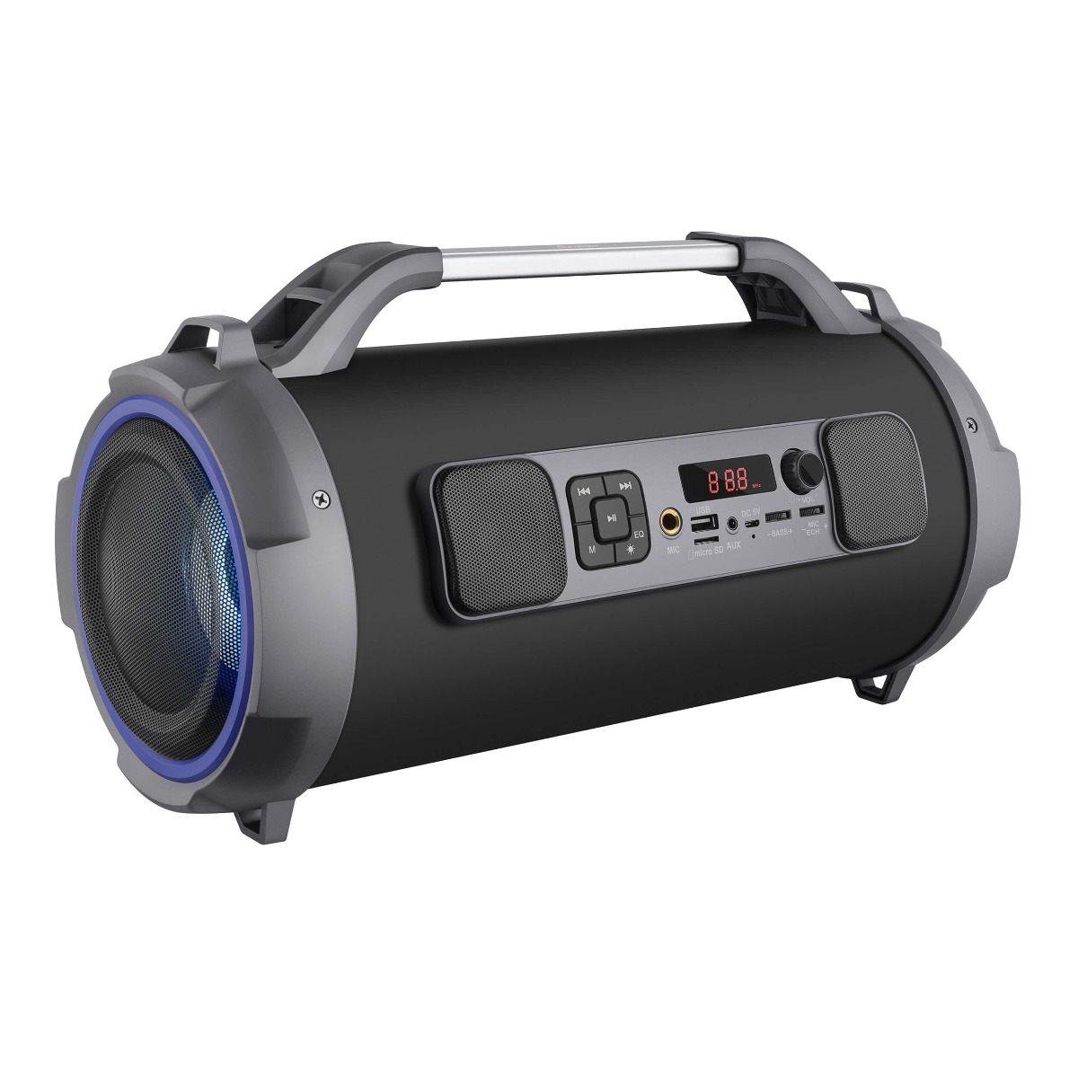 Foto 3 pulgar | Bocina Bluetooth Steren Boom-150 color Negro Boombox 300 W Pmpo