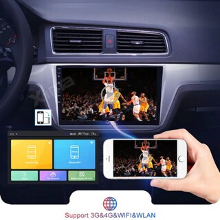 Foto 4 | Radio De Coche Con Pantalla Táctil Android Mirror Link De 10 Pulgadas - Venta Internacional.