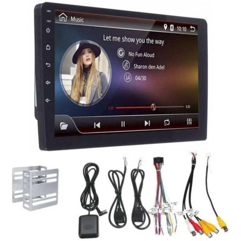 Foto 5 | Radio De Coche Con Pantalla Táctil Android Mirror Link De 10 Pulgadas - Venta Internacional.