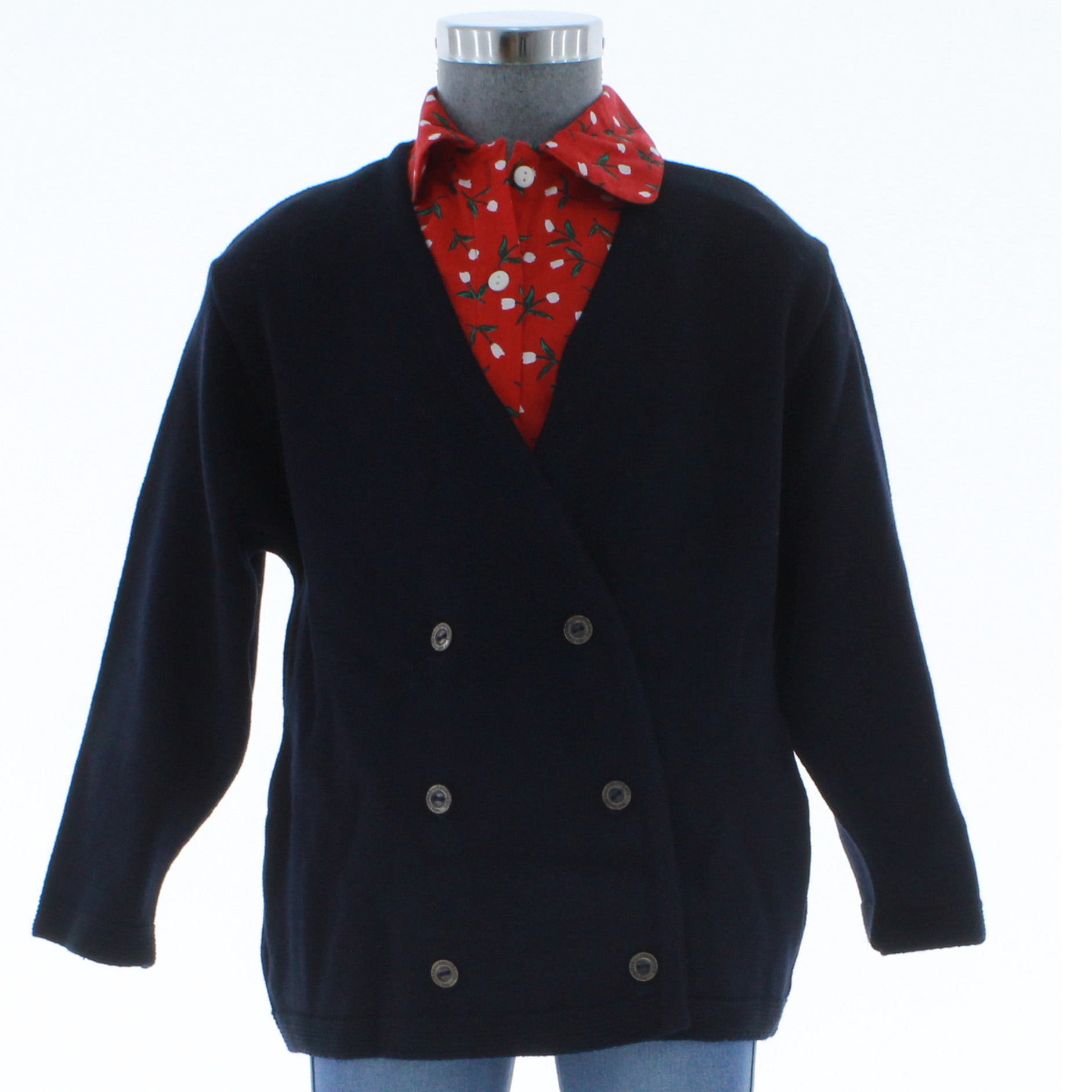 Foto 2 | Suéter Para Niña Chicos Olé 3120 Azul Marino Elegante