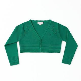 Foto 1 | Suéter Tipo Bolero Para Niña Chicos Olé 3022 Verde Elegante