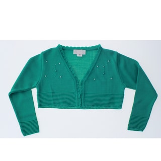 Foto 2 | Suéter Tipo Bolero Para Niña Chicos Olé 3022 Verde Elegante