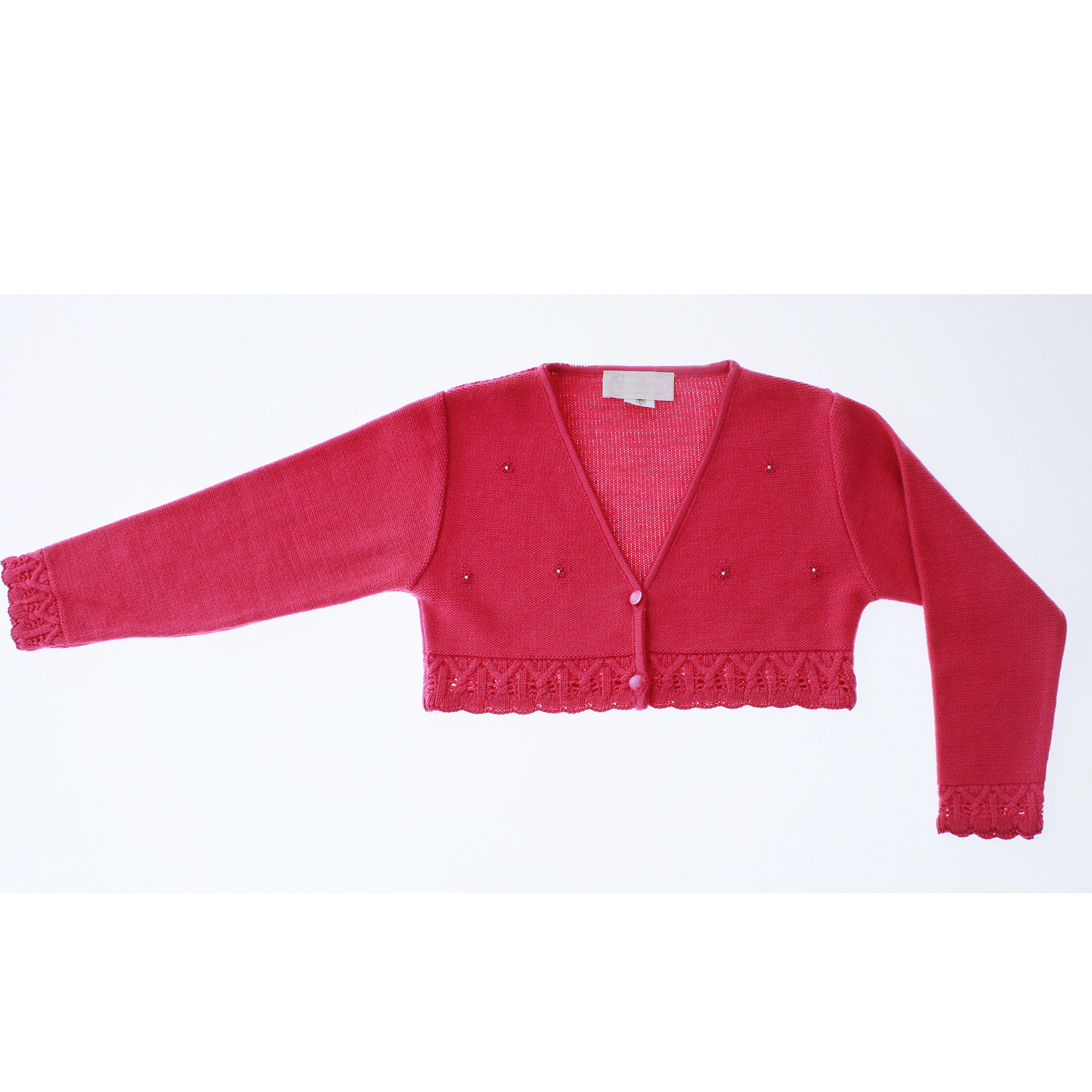 Foto 4 | Suéter Tipo Bolero Para Niña Chicos Olé 3122 Rosa Elegante