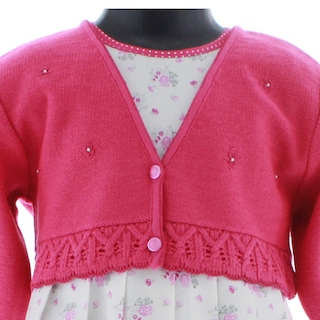 Foto 5 | Suéter Tipo Bolero Para Niña Chicos Olé 3122 Rosa Elegante