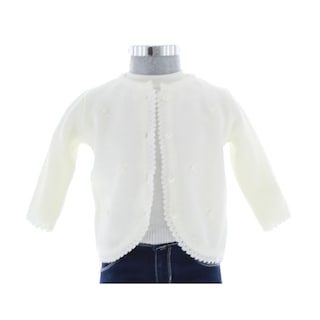 Foto 4 | Suéter Para Niña Chicos Olé 3629 Blanco Hueso Elegante