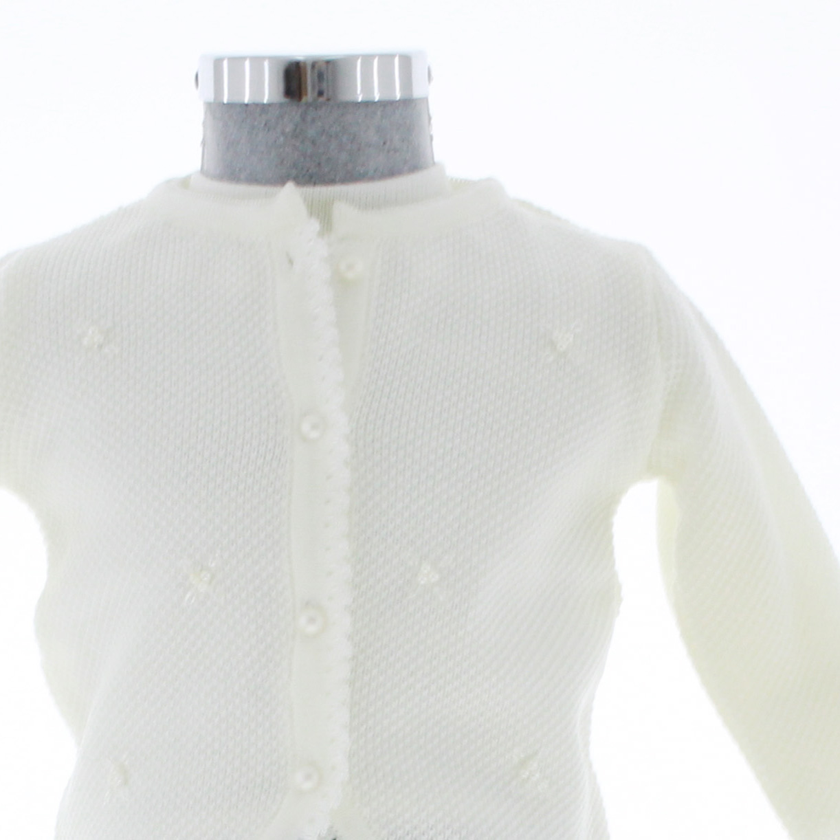 Foto 5 | Suéter Para Niña Chicos Olé 3629 Blanco Hueso Elegante