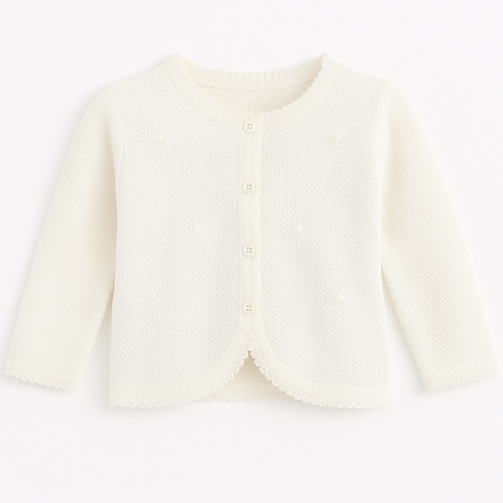 Suéter Para Niña Chicos Olé 3628 Blanco Elegante