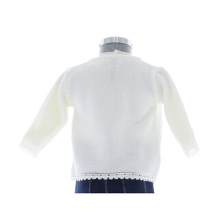 Foto 2 | Suéter Para Niña Chicos Olé 3628 Blanco Elegante