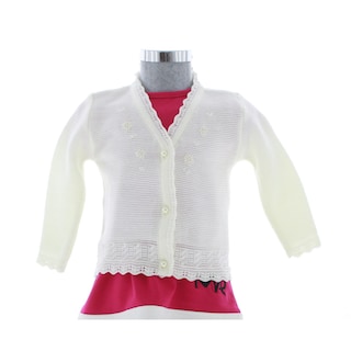 Foto 1 | Suéter Para Niña Chicos Olé 3042 Blanco Elegante