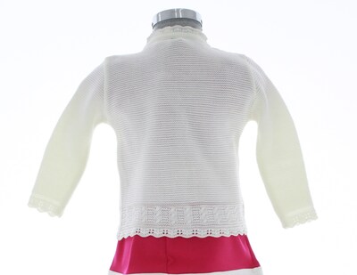 Foto 2 | Suéter Para Niña Chicos Olé 3042 Blanco Elegante
