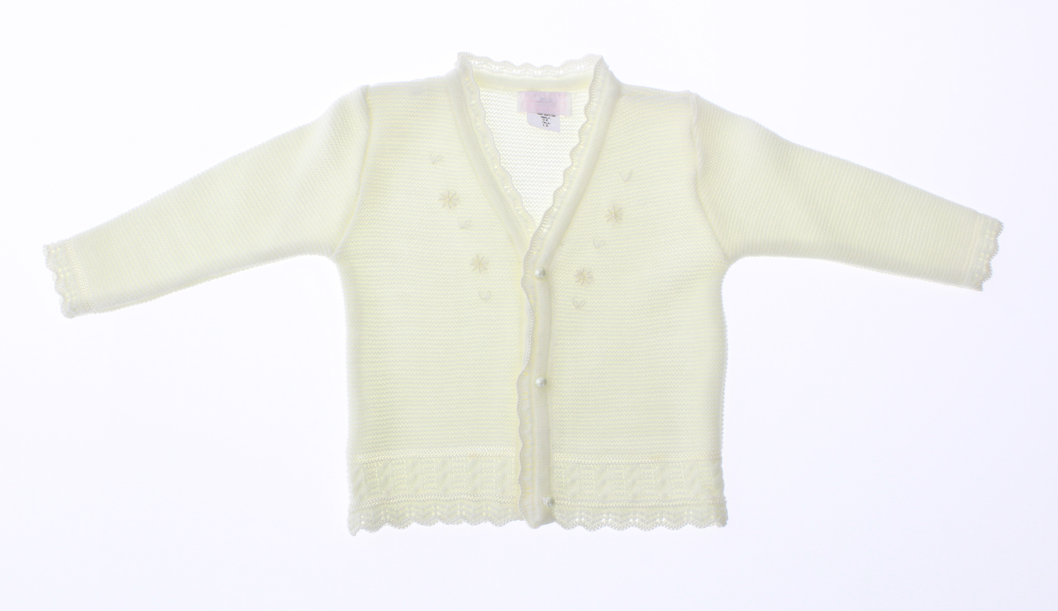 Foto 4 pulgar | Suéter Para Niña Chicos Olé 3042 Blanco Elegante