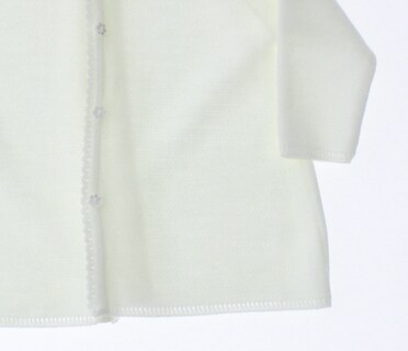 Foto 5 | Sueter Niña Bebe Chicos Olé Tejido Abrigo 3352 Color Blanco