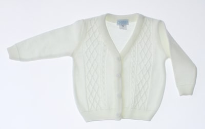 Foto 3 | Sueter Niño Bebe Chicos Olé Tejido 3355 Color Blanco
