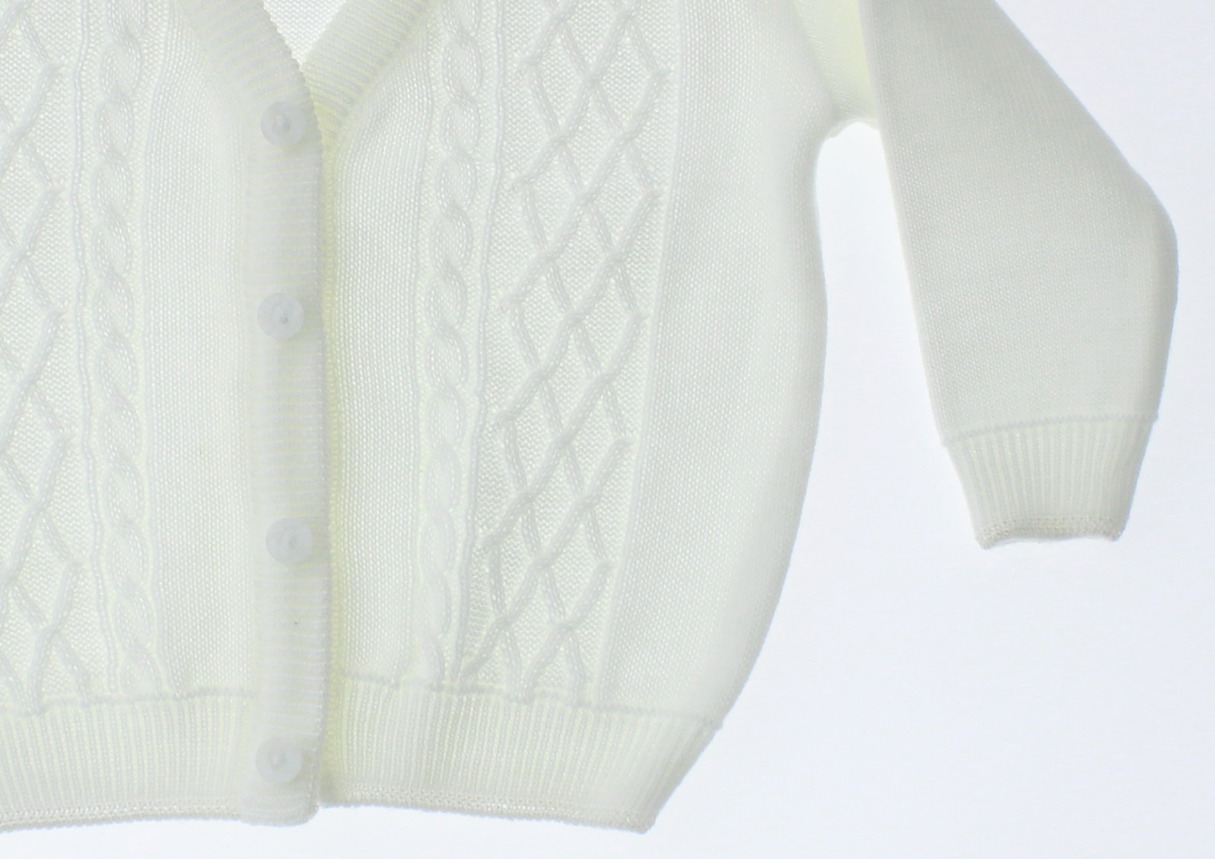 Foto 5 | Sueter Niño Bebe Chicos Olé Tejido 3355 Color Blanco