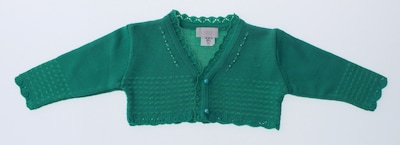 Foto 4 | Suéter Tipo Bolero Para Niña Chicos Olé 3060 Verde Elegante Con Perlas