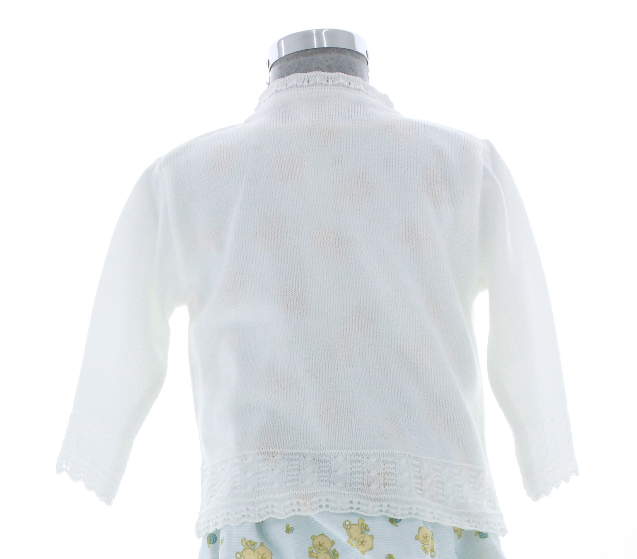 Foto 2 | Suéter Para Niña Chicos Olé 3050 Blanco Perla Elegante