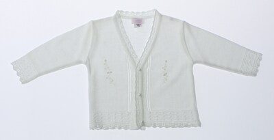 Foto 5 | Suéter Para Niña Chicos Olé 3050 Blanco Perla Elegante