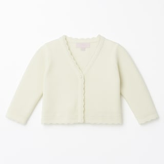 Foto 1 | Suéter Tipo Bolero Para Niña Chicos Olé 3052 Blanco Elegante Con Perla