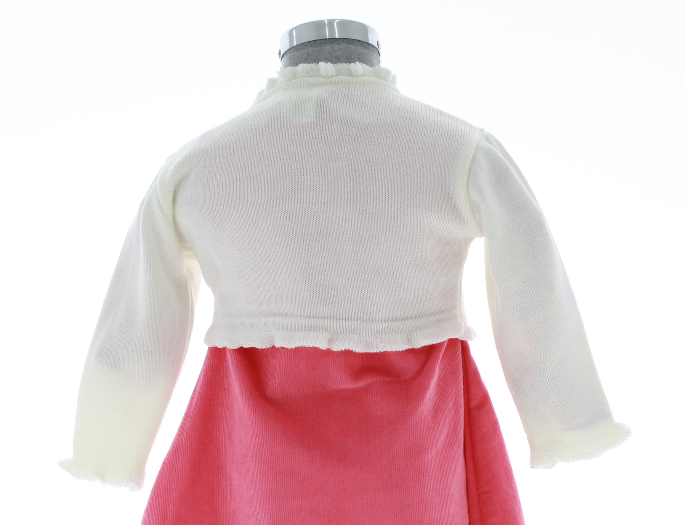 Foto 3 pulgar | Suéter Tipo Bolero Para Niña Chicos Olé 3059 Blanco Elegante