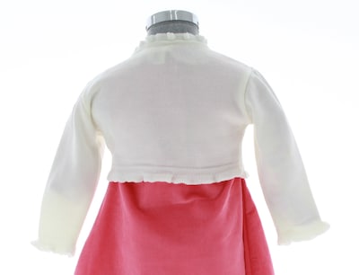 Foto 2 | Suéter Tipo Bolero Para Niña Chicos Olé 3059 Blanco Elegante