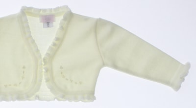 Foto 5 | Suéter Tipo Bolero Para Niña Chicos Olé 3059 Blanco Elegante