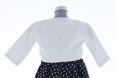 Foto 2 | Suéter Tipo Bolero Para Niña Chicos Olé 3113 Blanco Elegante