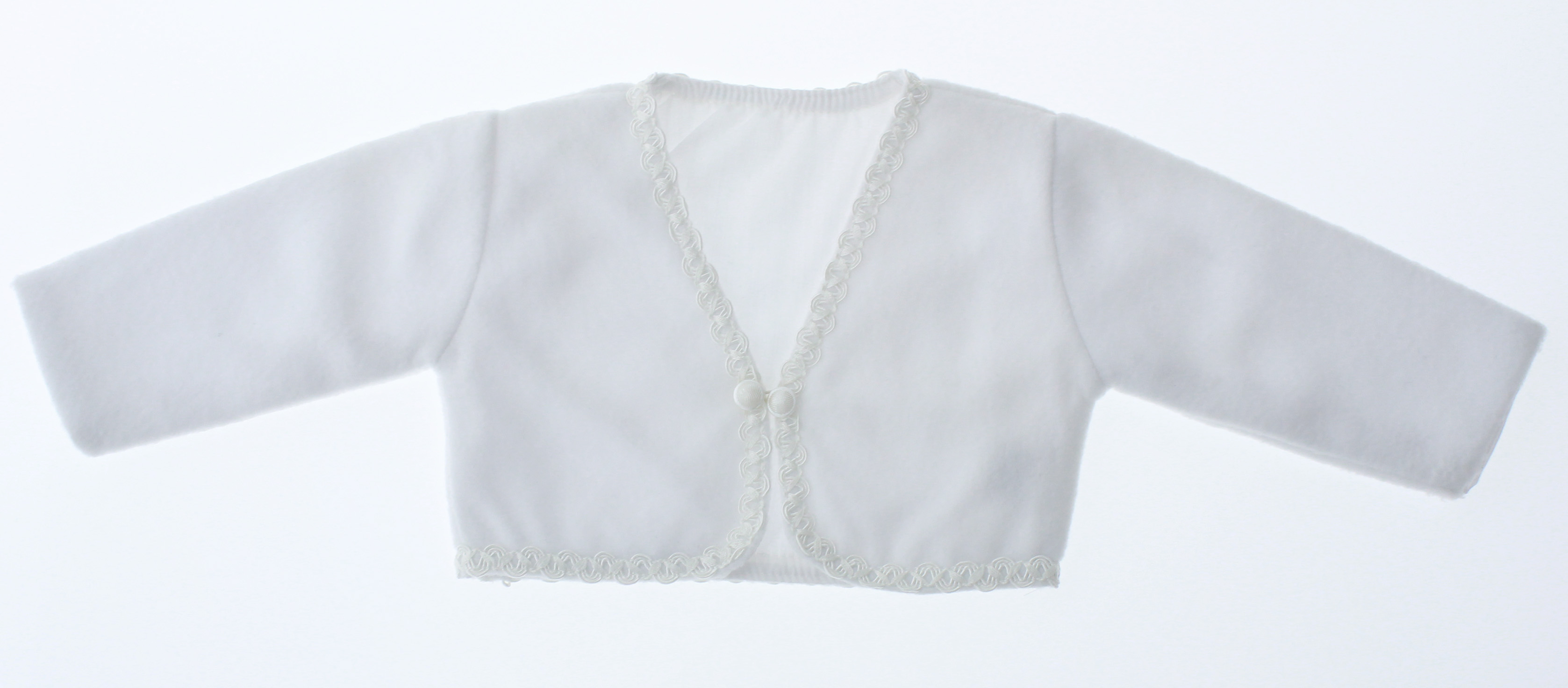 Foto 4 pulgar | Suéter Tipo Bolero Para Niña Chicos Olé 3113 Blanco Elegante