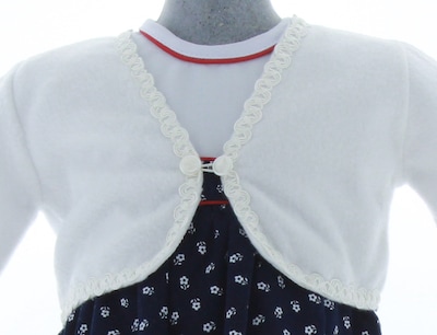 Foto 4 | Suéter Tipo Bolero Para Niña Chicos Olé 3113 Blanco Elegante