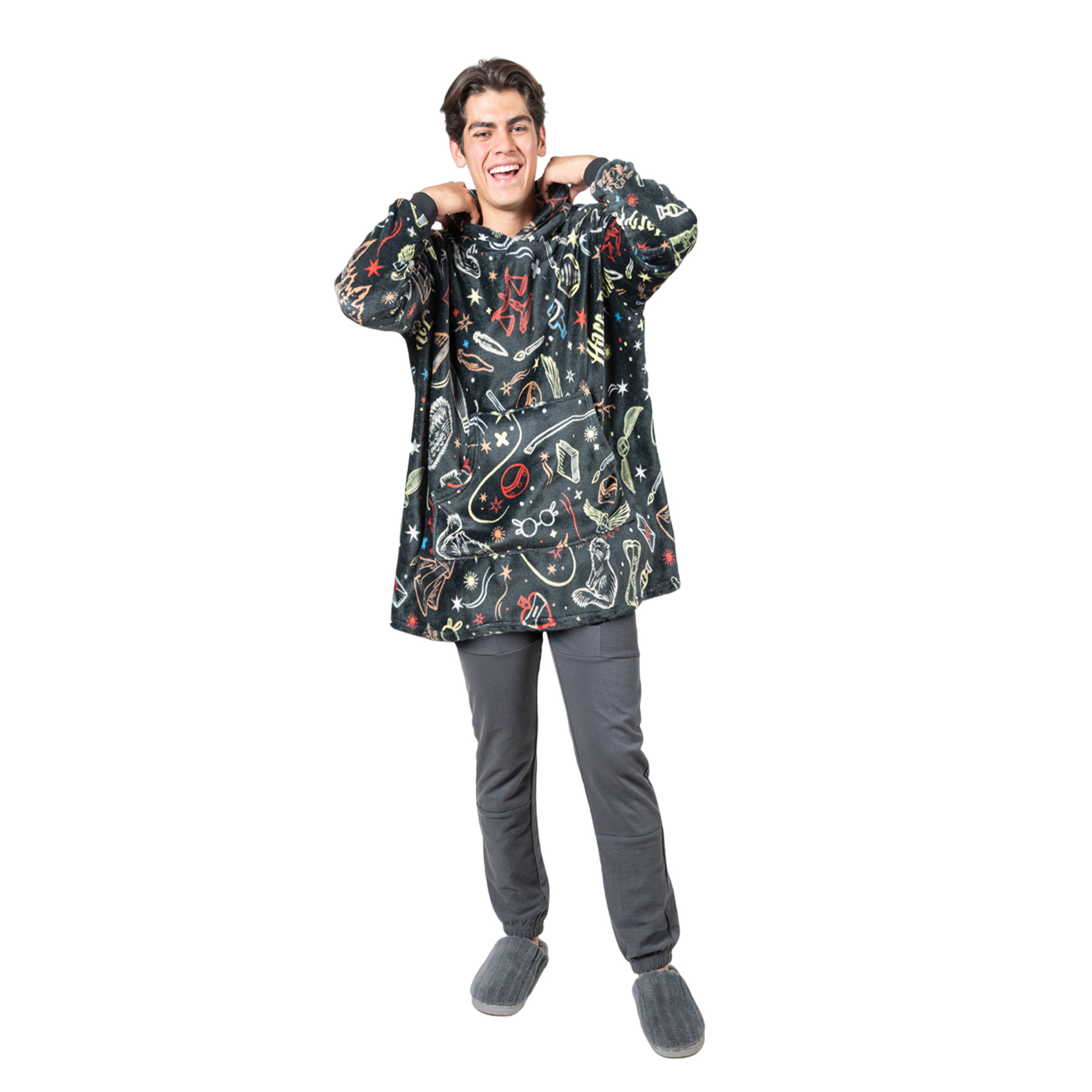 Foto 2 pulgar | Hoodie Chiquimundo Winter Harry Potter Unitalla