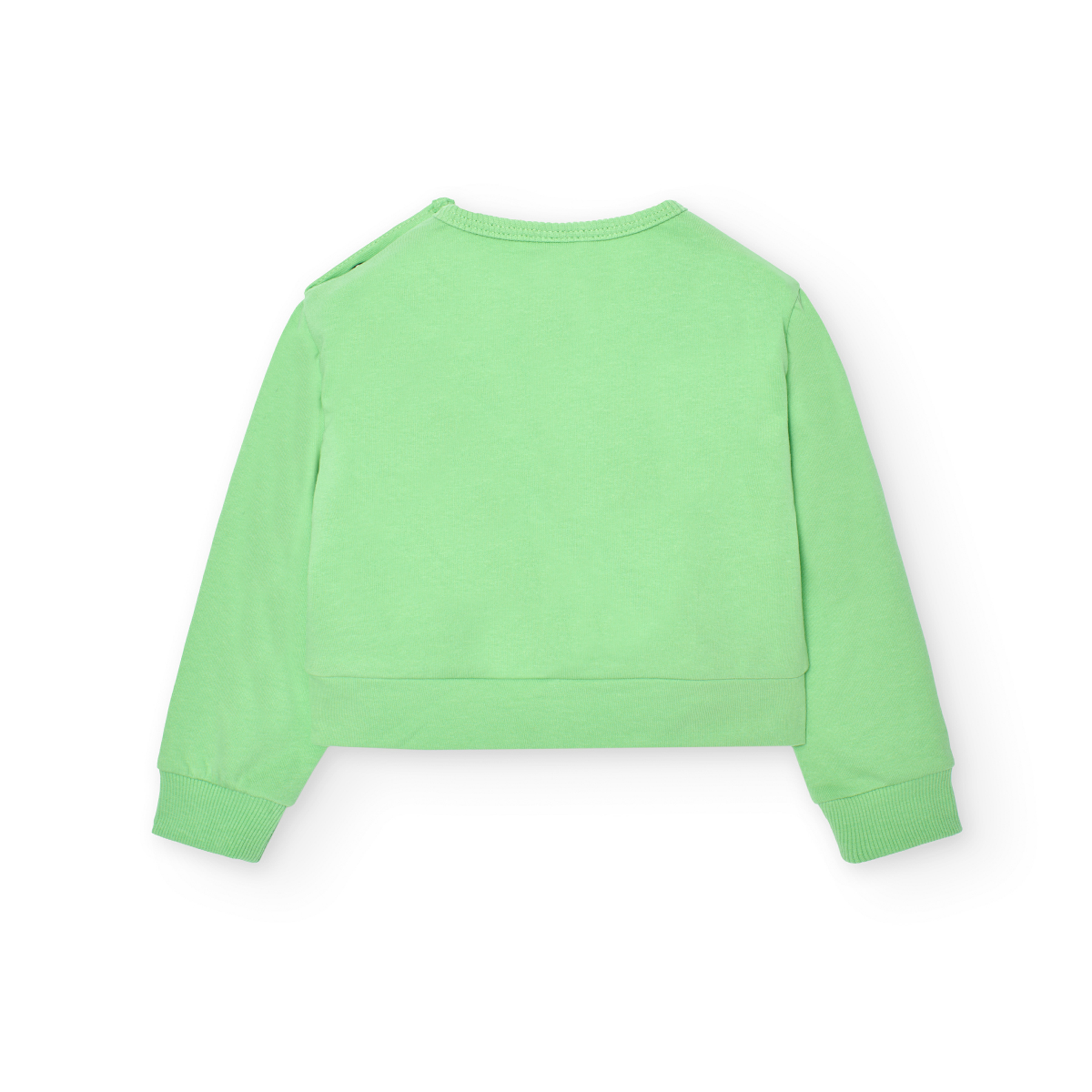 Foto 4 | Sudadera de Felpa Boboli Verde para Niña