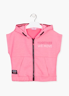 Foto 1 | Sudadera Manga Corta Rosa ''together We Move'' Para Niña Losan