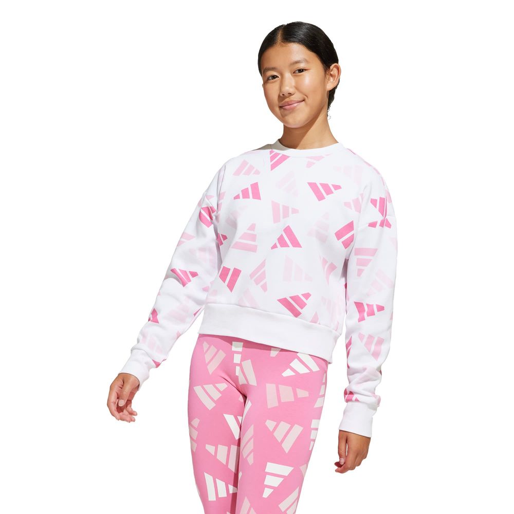 Foto 2 | Suéter Jg Clbrtn Swt Adidas Blanco para Niñas