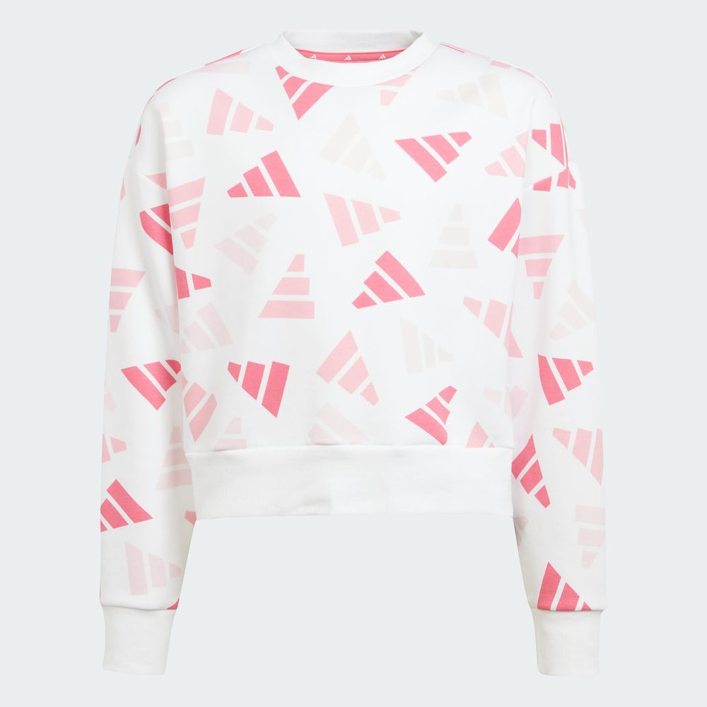 Foto 4 pulgar | Suéter Jg Clbrtn Swt Adidas Blanco para Niñas