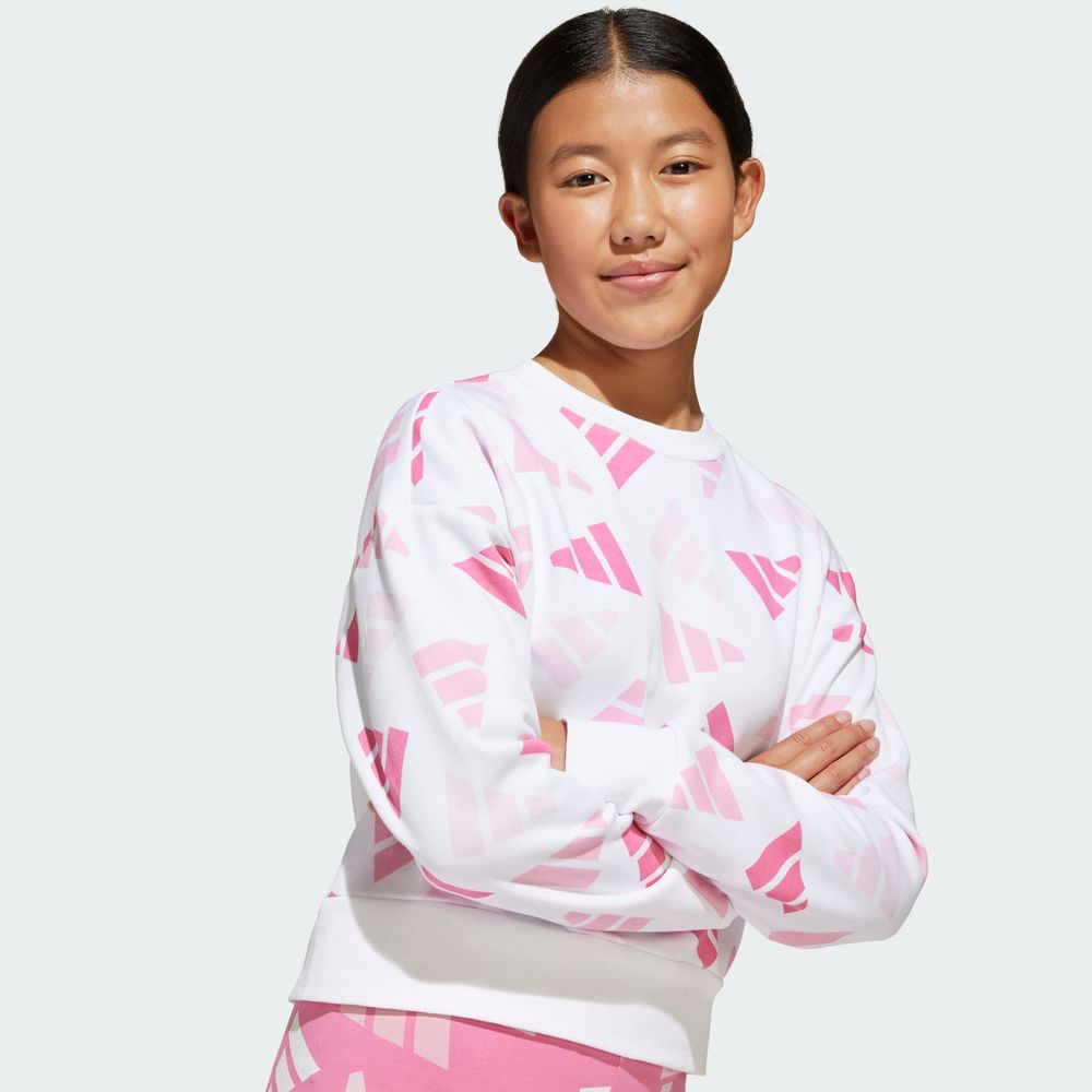 Foto 6 | Suéter Jg Clbrtn Swt Adidas Blanco para Niñas