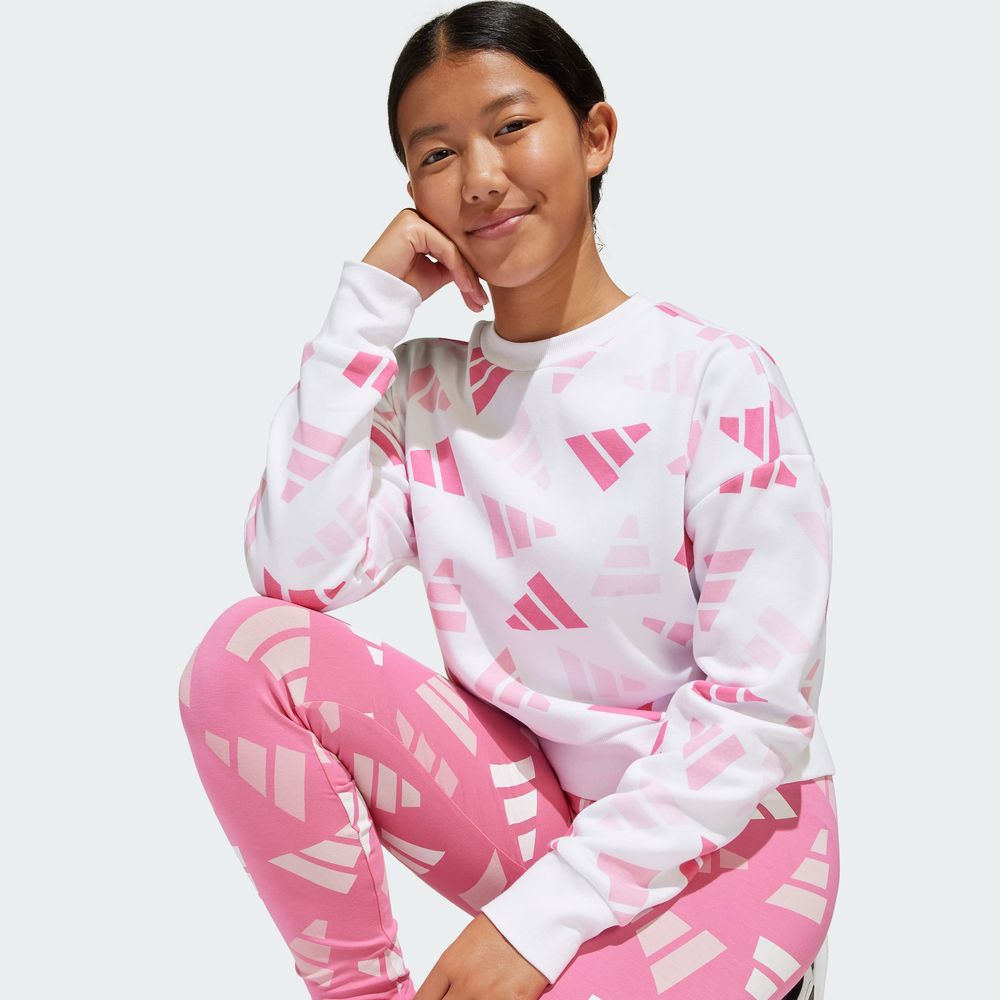 Foto 7 | Suéter Jg Clbrtn Swt Adidas Blanco para Niñas