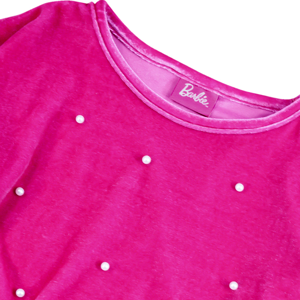 Foto 3 | Sudadera De Olanes Con Perlas En Terciopelo Para Niña