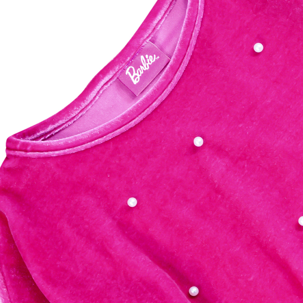 Foto 4 | Sudadera De Olanes Con Perlas En Terciopelo Para Niña