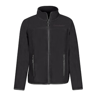 Foto 1 | Sudadera Eco Fleece Para Niña Color Negro