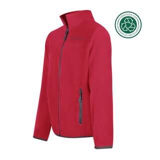 Foto 2 | Sudadera Eco Fleece Para Niña Color Rojo