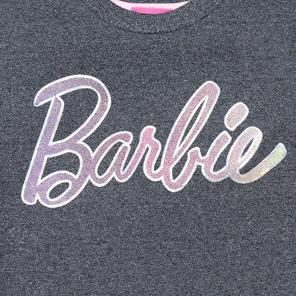 Foto 2 | Sudadera Con Lentejuela En Mangas Y Malla, Estampado De Barbie