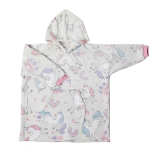 Foto 4 | Sudadera Cobija Chiqui Mundo Afelpada Y Con Capucha 4-8 Años Color Blanco