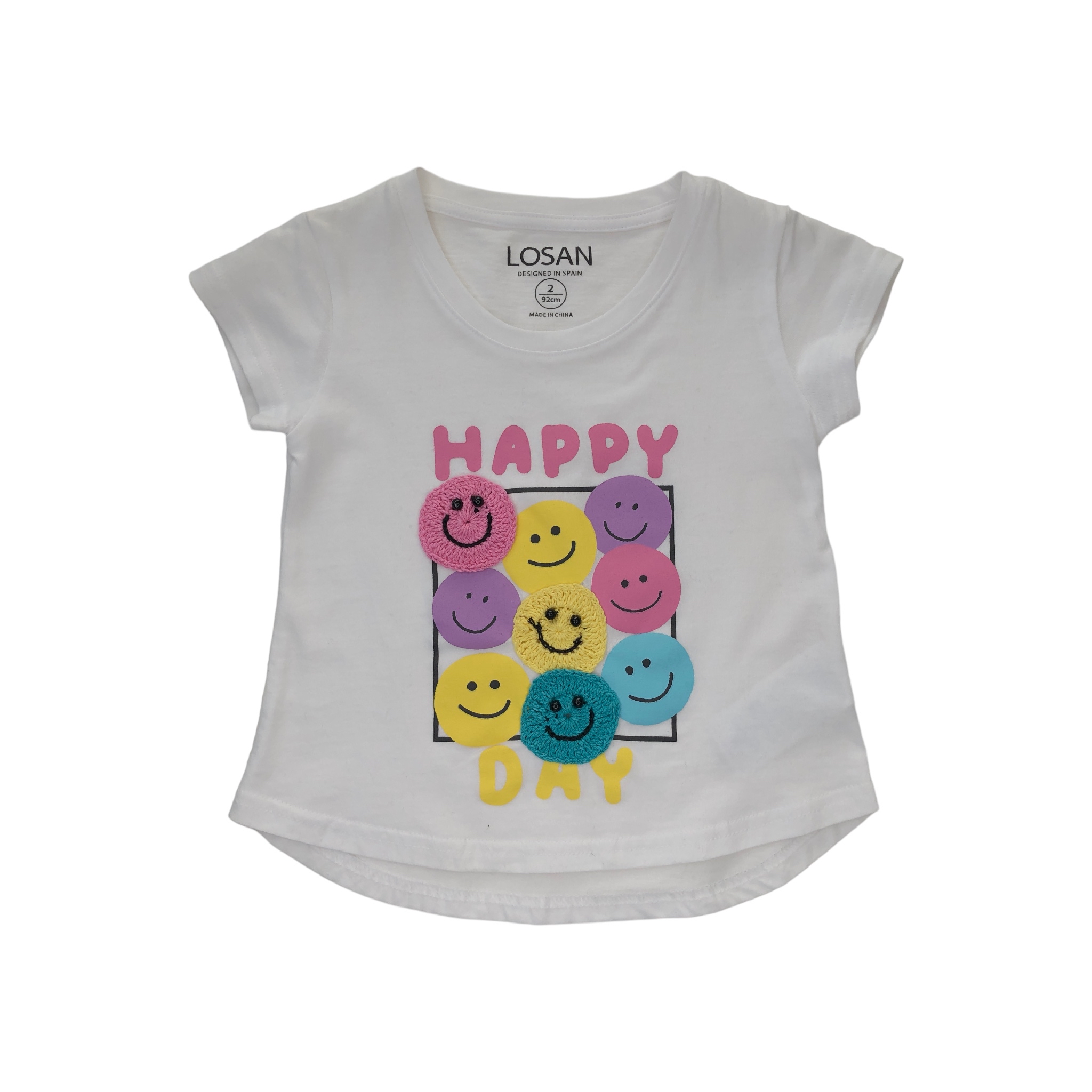 Foto 2 pulgar | Playera Losan Happy Day para Niña