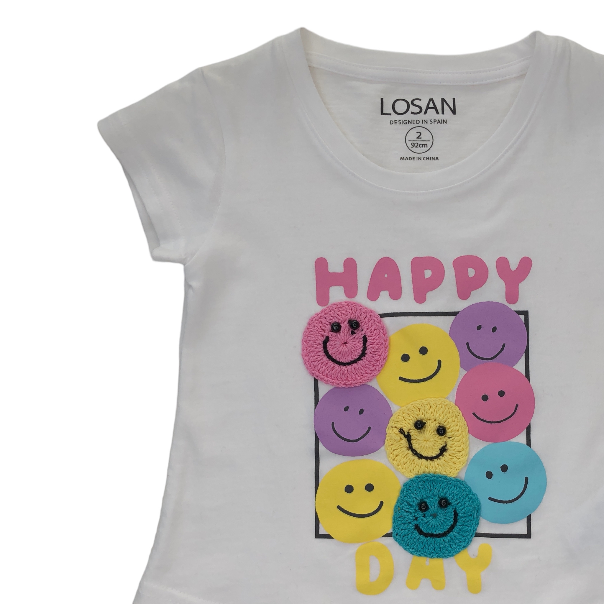 Foto 2 | Playera Losan Happy Day para Niña