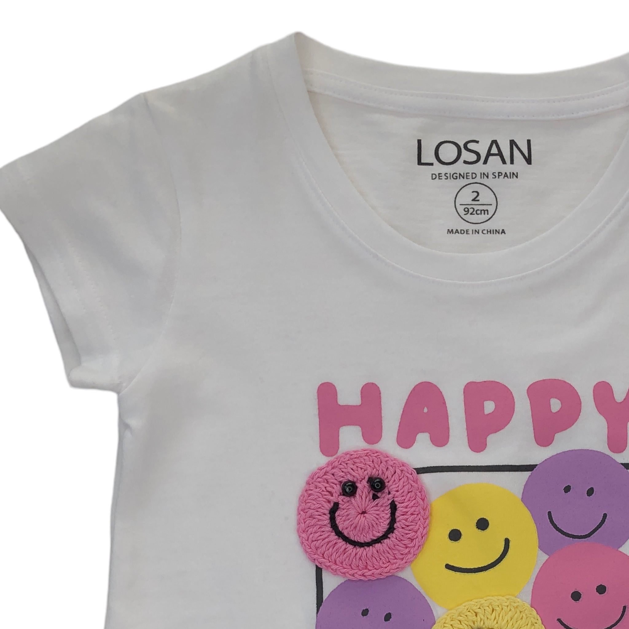 Foto 4 pulgar | Playera Losan Happy Day para Niña