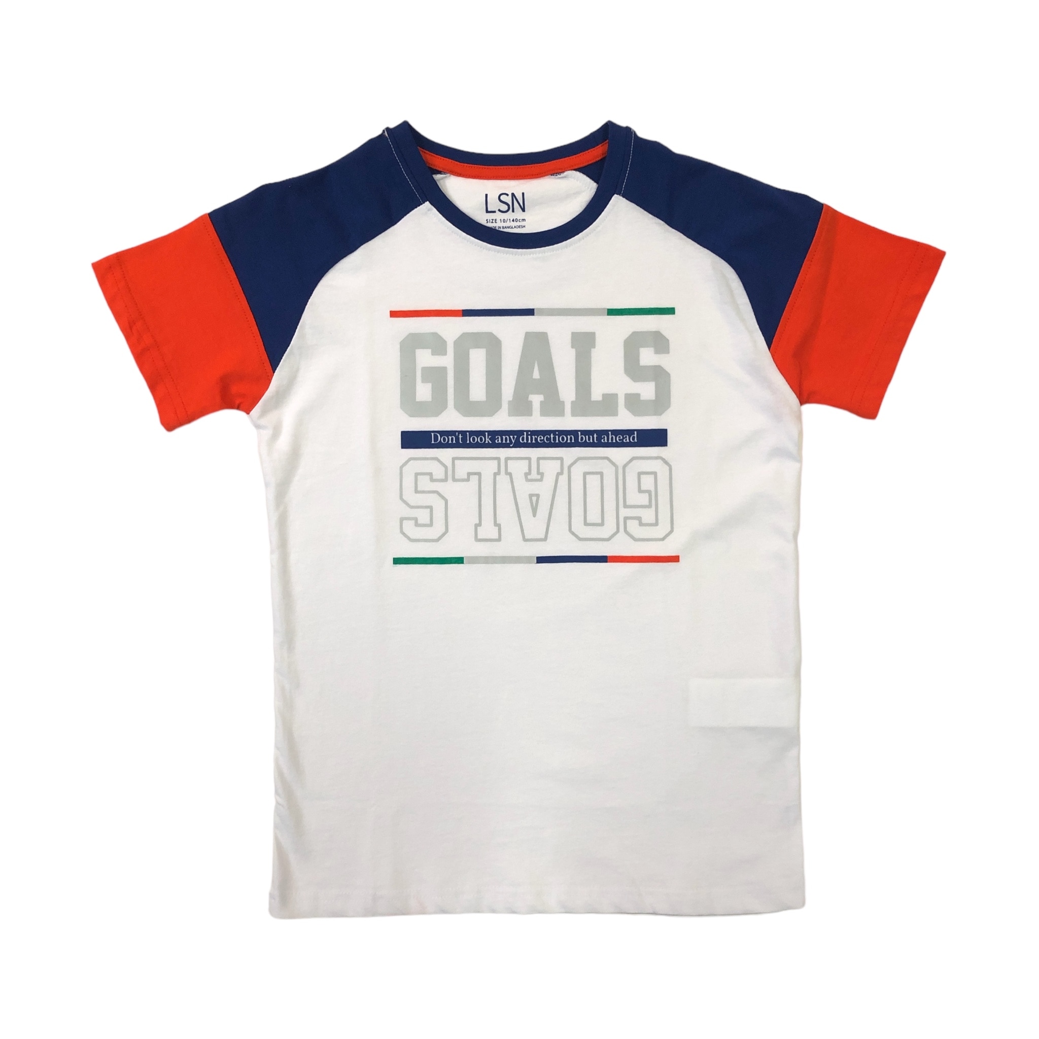 Playera para Niño Losan Estampada Multicolor Goals