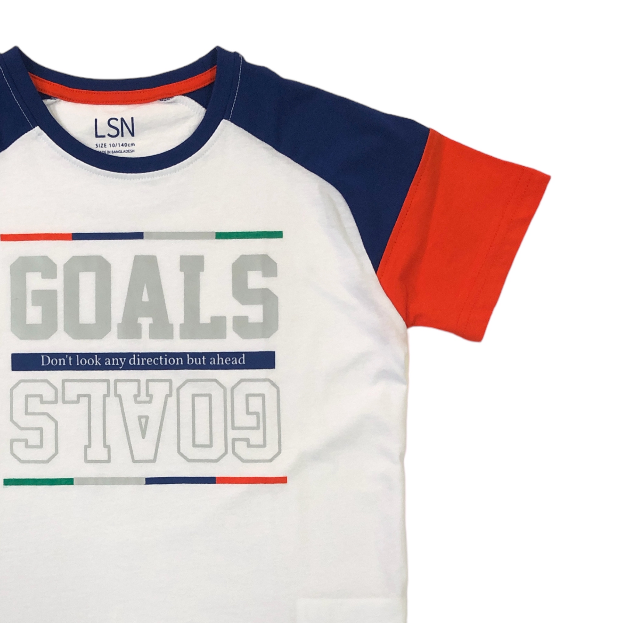 Foto 3 pulgar | Playera para Niño Losan Estampada Multicolor Goals